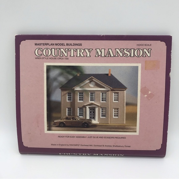 Vintage Country Mansion Model Building Master Plan Model Buildings Wren Style - Picture 11 of 11